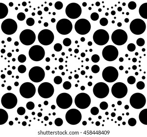 seamless vector pattern with dots ornament. for design, textile and light industry.