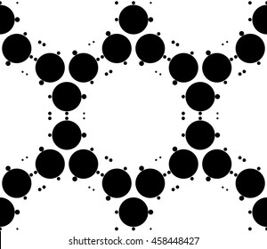 seamless vector pattern with dots ornament. for design, textile and light industry.