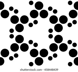 seamless vector pattern with dots ornament. for design, textile and light industry.