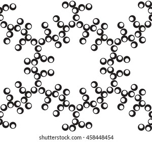 seamless vector pattern with dots ornament. for design, textile and light industry.
