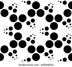 seamless vector pattern with dots ornament. for design, textile and light industry.