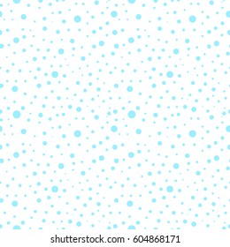 Seamless vector pattern with dots. Simple graphic design. Dotted colorful drawn background with little decorative elements. Print for wrapping, web backgrounds, fabric, decor, surface