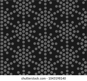 Seamless vector pattern with dotted circles