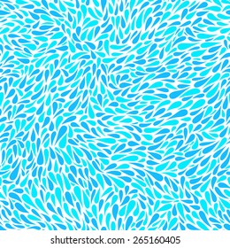 Seamless vector pattern with drops and natural motive