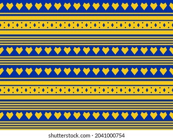 Seamless vector pattern in ethnic style. Folk design for textiles. Geometric boho ornament. 