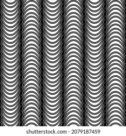 Seamless vector pattern. Ethnic tribal  optional illusion style design for fabric, background and paper.