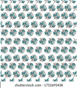Seamless vector pattern with exotic tropical plants in modern style. Trendy jungle background design. Nature textile fashion wallpaper print. Seamless pattern with delicate painted floral pattern.