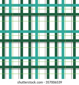 Seamless vector pattern. Fabric plaid