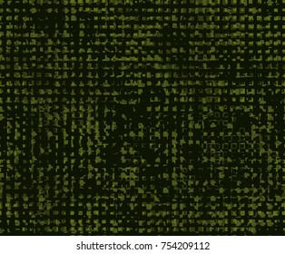 Seamless vector pattern. Fashion camouflage. Grungy textiles.
