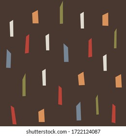 Seamless vector pattern. Fashionable abstract pattern. For the design of wallpaper, textiles, wrapping paper.