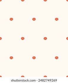 Seamless vector pattern featuring hand drawn seashells in a minimalist style. Perfect for kitchen covers, fabrics, wallpapers, wrapping papers, and textiles.