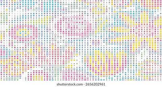 A seamless vector pattern featuring scattered stars in various sizes and orientations, creating a dynamic and decorative background suitable for various design projects
