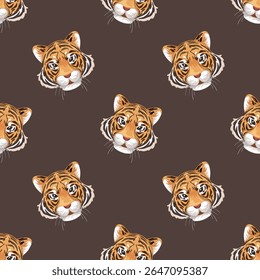 Seamless vector pattern featuring stylized animals in a modern, whimsical design. Perfect for textiles, wallpapers, wrapping paper, and digital backgrounds. Fully editable, scalable, ideal for nature