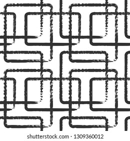 Seamless vector pattern with figures