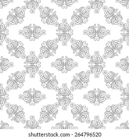 Seamless vector pattern. Floral background for design of cards, invitations, website, paper packaging , book covers, wallpaper for wall. 
