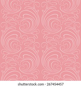 Seamless vector pattern. Floral background for design of cards, invitations, website, paper packaging , book covers, wallpaper for wall. 