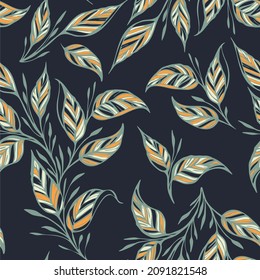 Patrón vectorial sin brillo con diseño floral. Perfecto para envolver papel, papel pintado, elementos repetitivos, diseño vintage, cubierta portátil, diseño de ropa de tela.