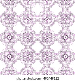 seamless vector pattern. floral design. purple gradient color. interior decoration, wallpaper, presentation, fashion design