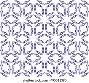seamless vector pattern. floral design. blue gradient color. interior decoration, wallpaper, presentation, fashion design