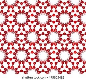 seamless vector pattern. floral design. red gradient color. interior decoration, wallpaper, presentation, fashion design