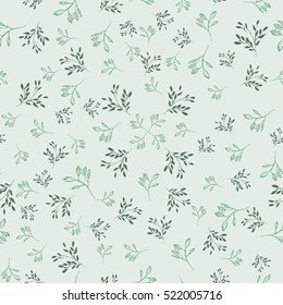 Seamless vector pattern with floral design. Perfect for wrapping paper, wallpaper, repeating elements, vintage design, notebook cover, fabric clothes design.