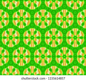 Seamless vector pattern. Floral ornament. For Interior decoration, wallpaper, presentation, fashion design.