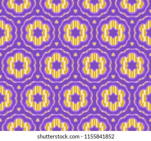Seamless vector pattern. Floral ornament. For Interior decoration, wallpaper, presentation, fashion design.