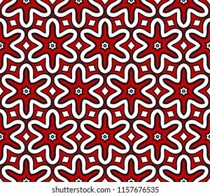 Seamless vector pattern. Floral ornament. For Interior decoration, wallpaper, presentation, fashion design.