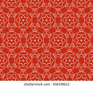 seamless vector pattern. floral ornament. interior decoration, wallpaper, presentation, fashion design. rose color