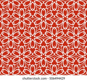 seamless vector pattern. floral ornament. interior decoration, wallpaper, presentation, fashion design. rose color