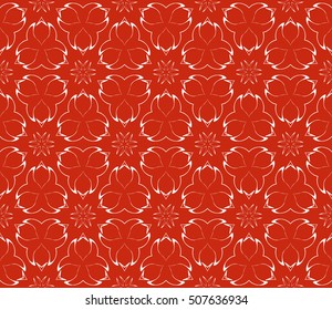 seamless vector pattern. floral ornament. interior decoration, wallpaper, presentation, fashion design. rose color