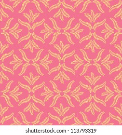 seamless vector pattern with floral theme, Print