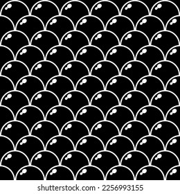 
seamless vector pattern in the form of a texture of an infinite number of balls for interior design, billiard rooms, bars and stages, as well as prints on fabrics
