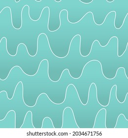 Seamless vector pattern in the form of waves. Abstract pattern.