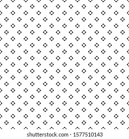 Seamless vector pattern. Geometric background texture. Black and white color. Simple modern style in flat design.