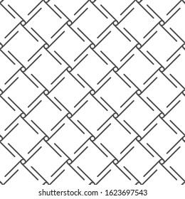 Seamless vector pattern. Geometric background. Ornamental design texture.