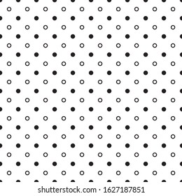 Seamless vector pattern. Geometric background texture. Black and white color. Simple modern style in flat design.