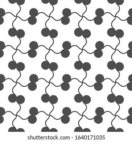 Seamless vector pattern. Geometric background. Ornamental design texture.