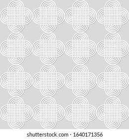 Seamless vector pattern. Geometric background. Ornamental design texture.
