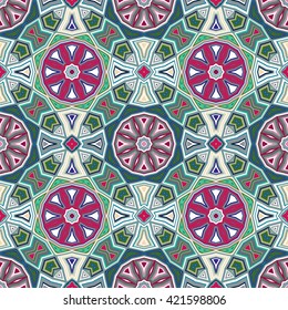 Seamless  vector pattern. Geometric background, vector illustration Vector seamless pattern tribal ethnic ornament, abstract geometric background illustration