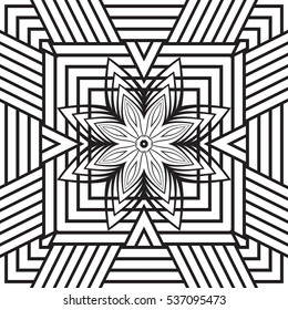 Seamless vector pattern. Geometric background, vector illustration