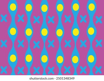 seamless vector pattern with geometric design for bag design fabric , wallpaper and backgraound design 