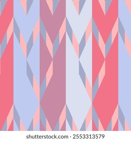 Seamless vector pattern of geometric elements for bed linen, wallpaper and textures