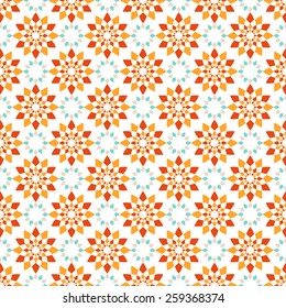 Seamless vector pattern of geometric elements