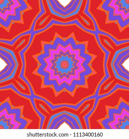 Seamless vector pattern. Geometric floral ornament. For Interior decoration, wallpaper, presentation, fashion design, print.