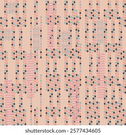 Seamless vector pattern, geometric, flowers and animal style pattern design. Scarf, textile, fabric, fashion, pattern design.