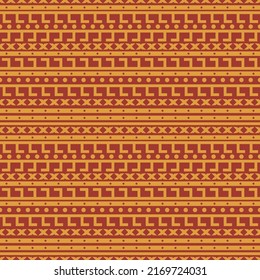 Seamless vector pattern with geometric ornament. Small ethnic print in a monochrome palette. Design for textiles in boho style.