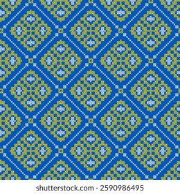 Seamless vector pattern with geometric ornament, Ukrainian ornament in ethnic style, identity, vyshyvanka, embroidery for print clothes, websites, banners