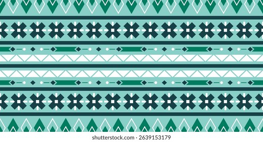 Seamless vector pattern with geometric ornament. Ethnic style design with African, Peruvian, Mexican, Aztec motifs. Decorative print for textiles, fabrics, wallpapers, paper and other surfaces.