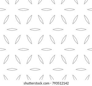 Seamless vector pattern in geometric ornament style